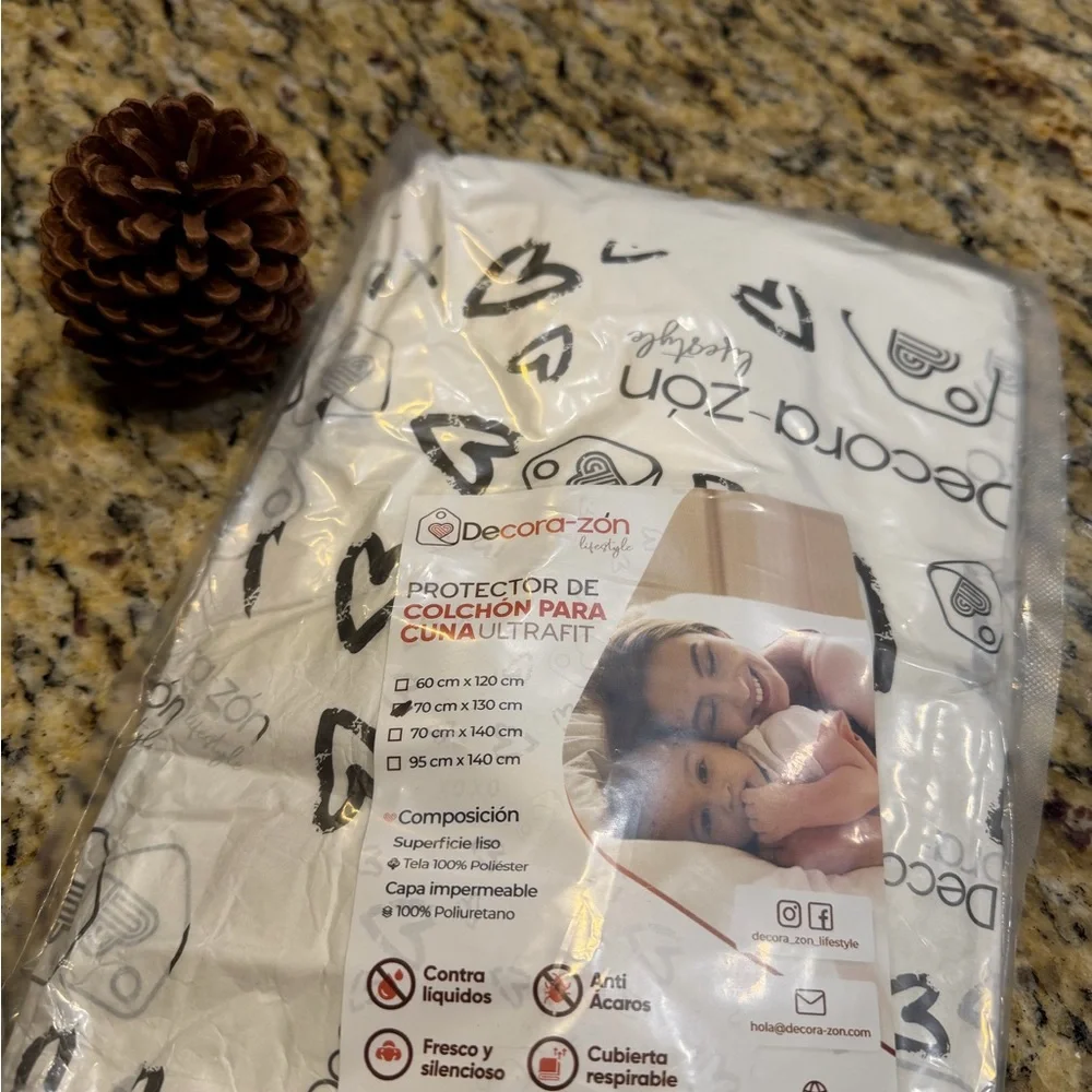 Ultra Fit Waterproof Crib Mattress Cover 28x52 in 70x130 cm Baby Protector